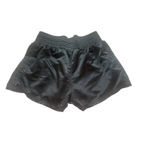 Anthem Men's Athletic Shorts XXL Black Satin Muay Thai‎ Kickboxing Boxing